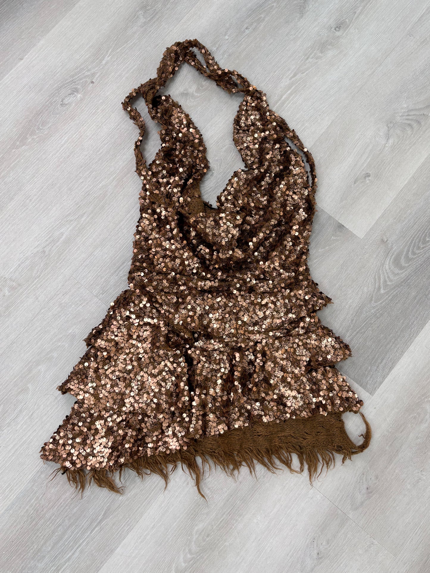 COVA DRESS - BROWN